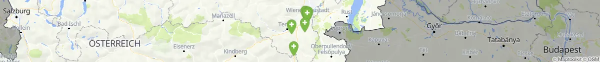 Kartenansicht für Apotheken-Notdienste in der Nähe von Scheiblingkirchen-Thernberg (Neunkirchen, Niederösterreich)